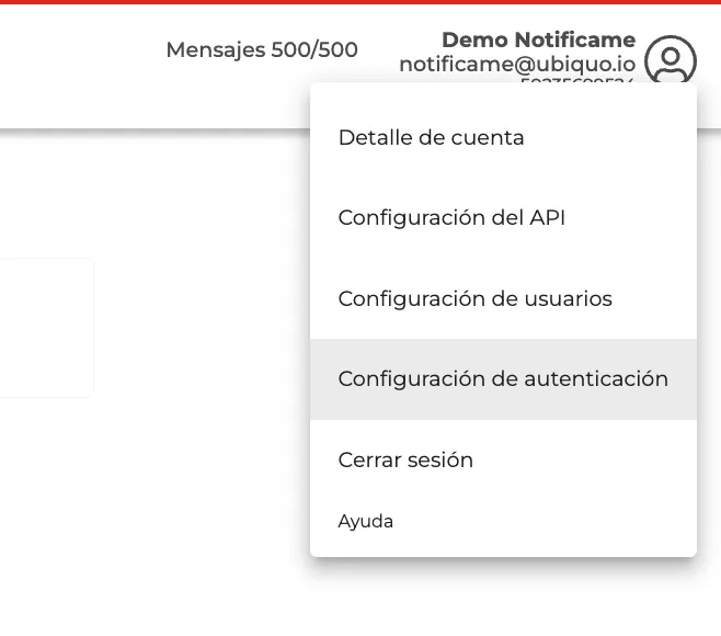 Monitoreo de errores